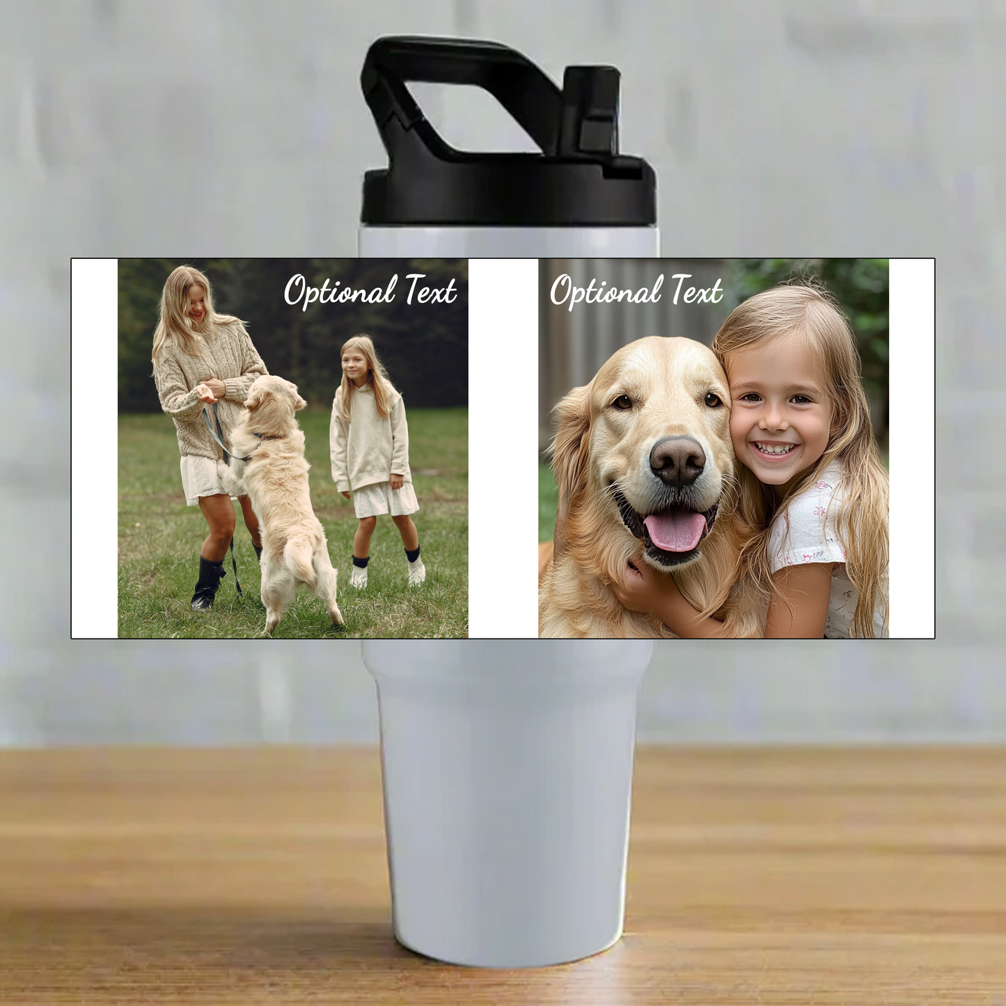 Custom Travel Tumbler with Lid - Clip Mate, 2 Images