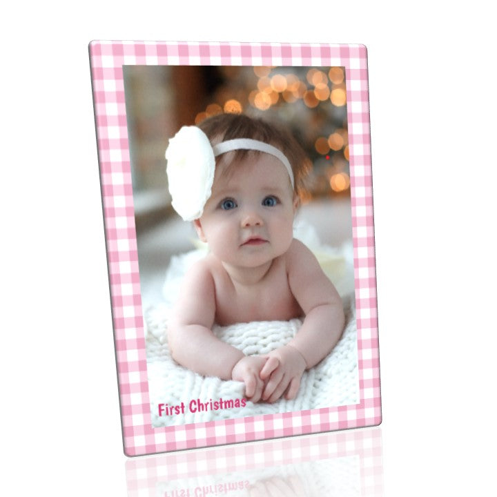 8x10 Custom Metal - Classic Single Image Portrait Print with Border Options