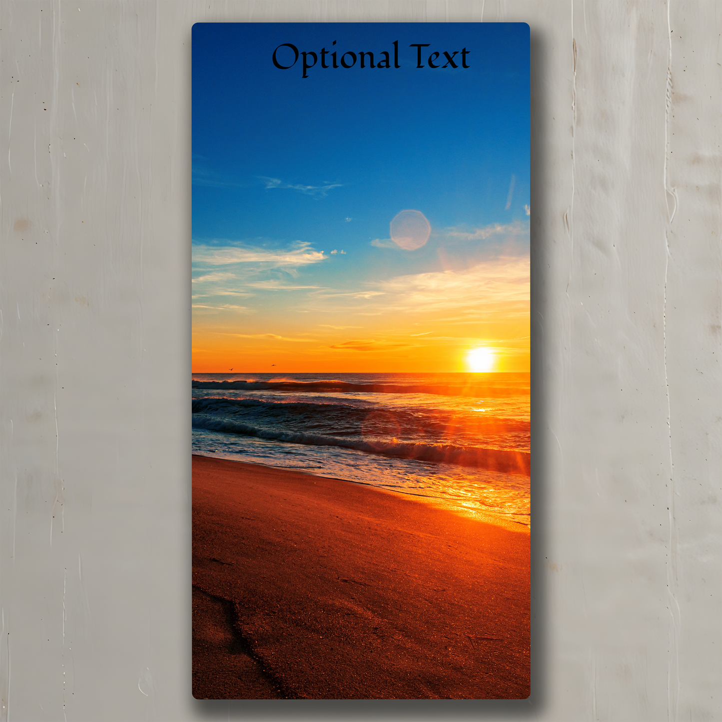 5x10 Custom Metal - Classic Portrait Single Image