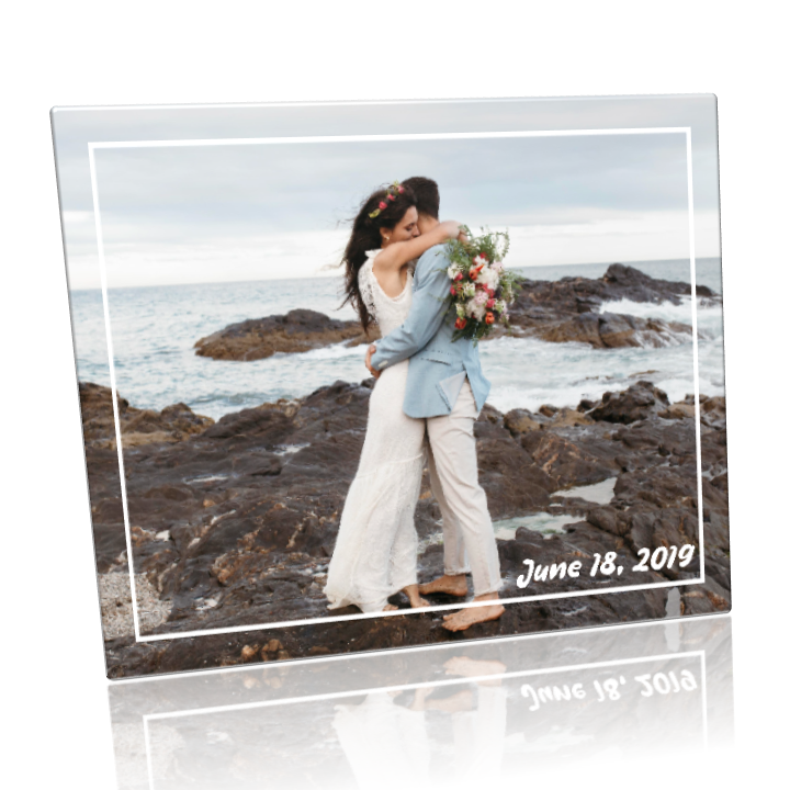 Custom Metal Print with Personalized Accent and Text