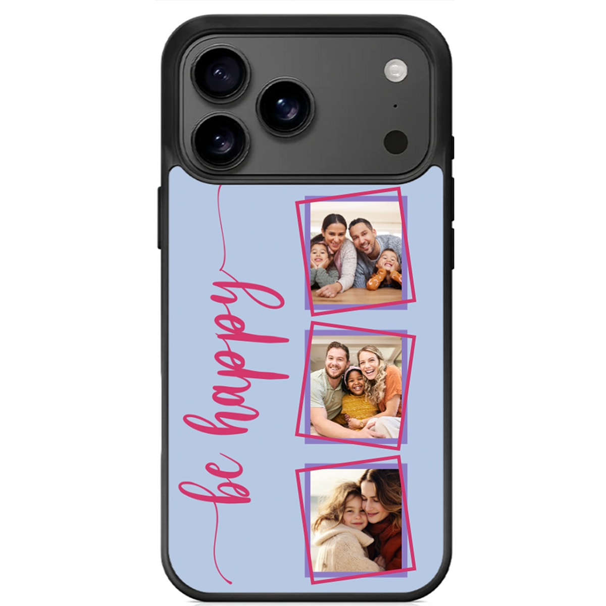 Custom iPhone Cases with Three Framed Images
