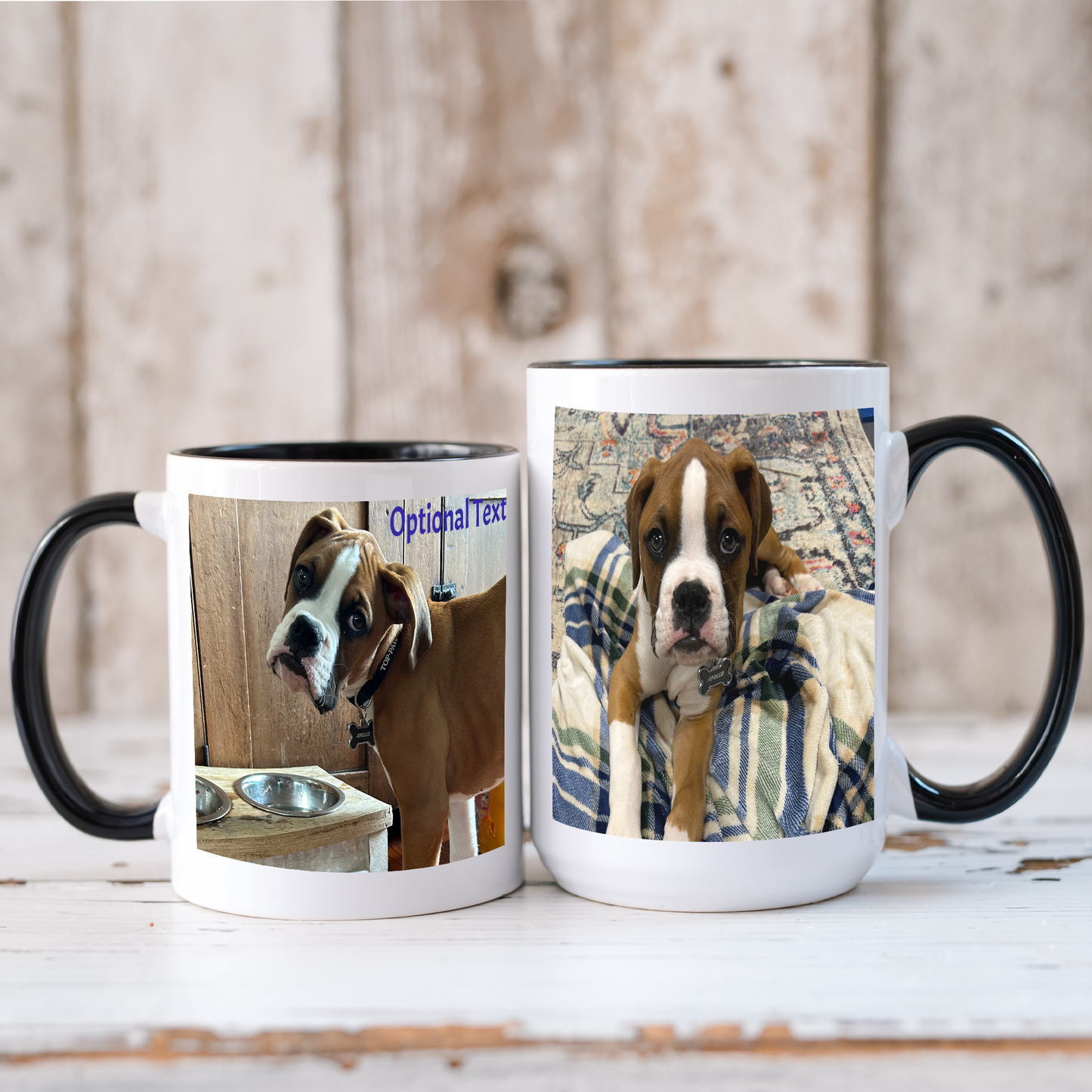 Personalized Custom Mug with 2 Photos - Perfect Gift!