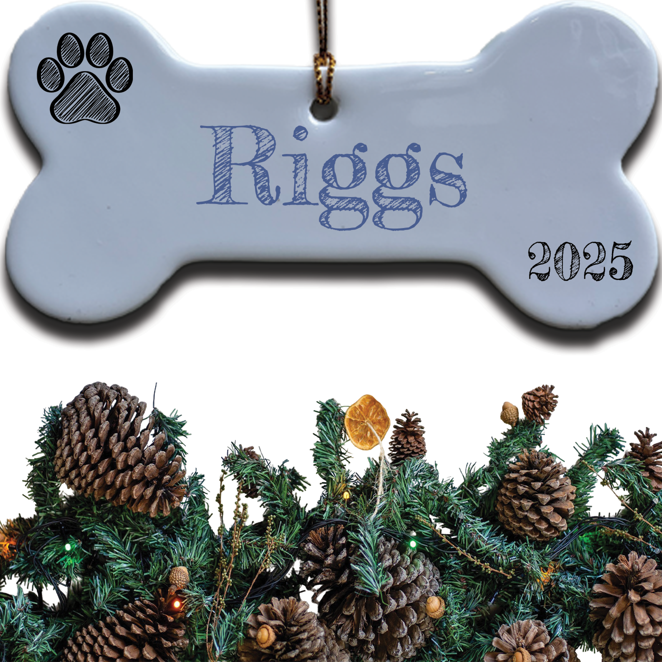 Custom Christmas Themed Ornaments - Personalized Holiday Decor
