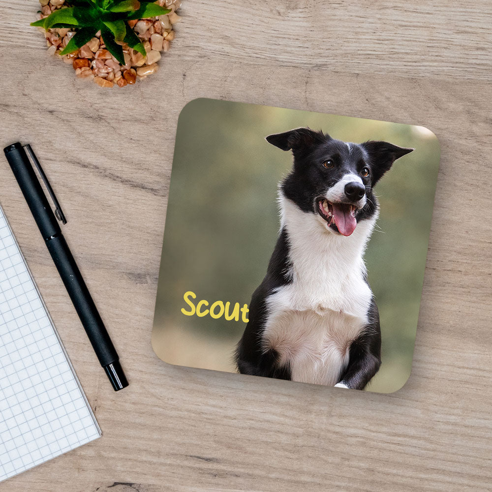 Hardboard MDF Coaster - Square and Gloss Finish