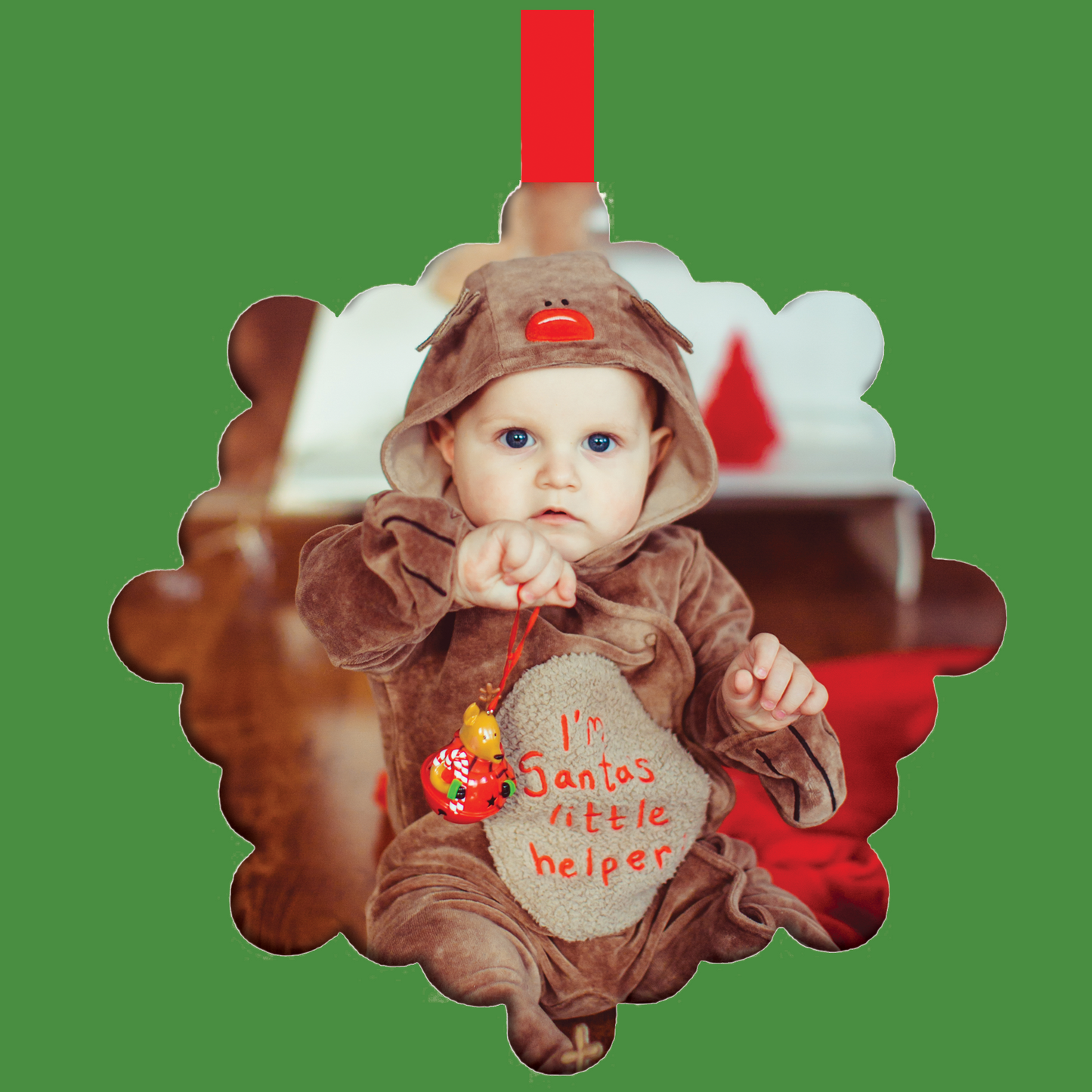 Custom Christmas Themed Ornaments - Personalized Holiday Decor
