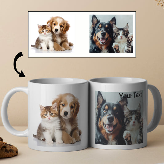 Custom Collage Jumbo Mug (20 ounce) - 2 Images