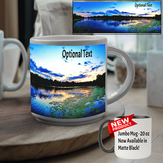 Custom Panoramic Jumbo Mug (20 ounce) - 1 Image Wrap