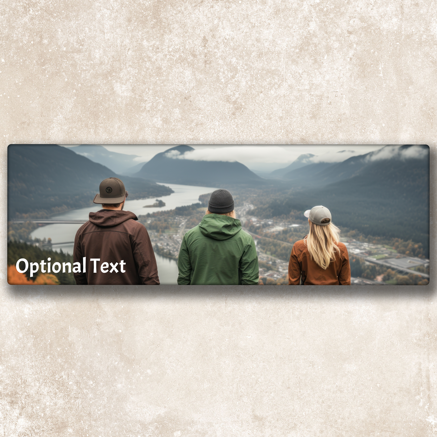 4x12 Custom Metal - Classic Landscape Single Image