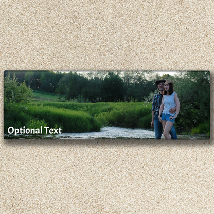 4x12 Custom Metal - Classic Landscape Single Image