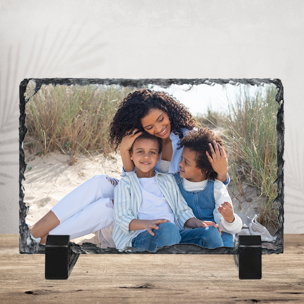 Personalized Photo Slate - Single Landscape Image 3.5" x 5.5" or 5.5" x 7.5"