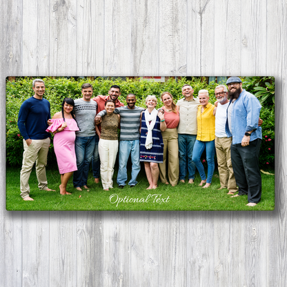 5x10 Panoramic Portrait Metal Print – Custom Full-Body Photo on Aluminum