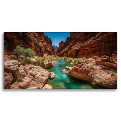 5x10 Panoramic Portrait Metal Print – Custom Full-Body Photo on Aluminum