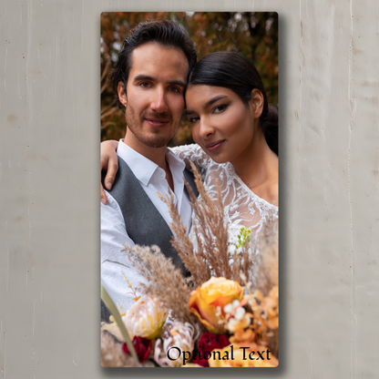 5x10 Vertical Metal Photo Print – Slim Custom Portrait Wall Art & Gift