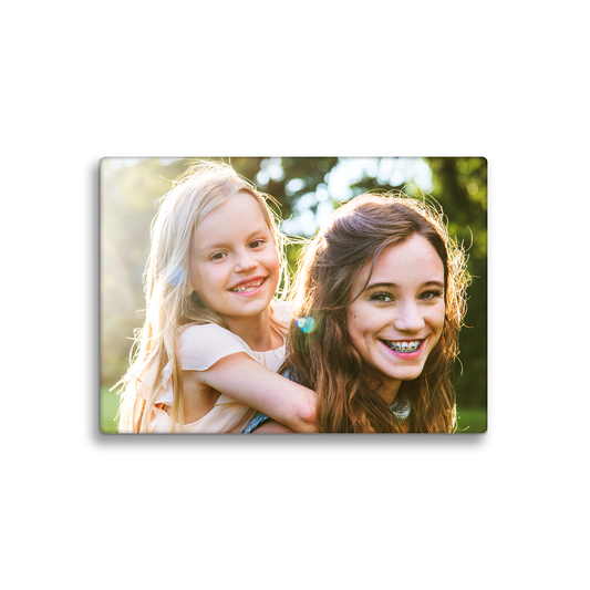 5x7 Custom Landscape Photo on Metal – Small Personalized Desk Print & Keepsake
