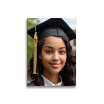 5x7 Custom Photo on Metal – Small Personalized Desk or Wall Mount Print & Keepsake.