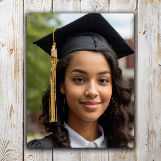 5x7 Custom Metal - Classic Portrait Single Image