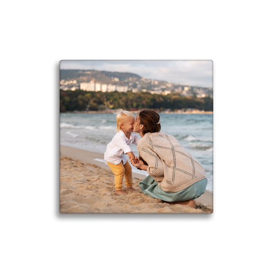 Square Metal Photo Print 6x6 – Custom Instagram-Style Aluminum Print