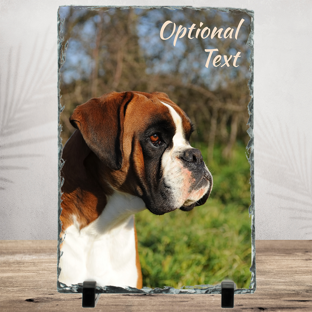 Personalized Photo Slate: 7.5" x 11.5" Portrait Single Image