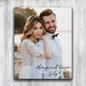 Personalized Photo Metal Print 8x10 – Custom Portrait Wall Art Gift