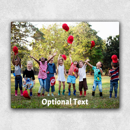 Custom 8x10 Metal Photo Print — Landscape Single HD Aluminum Wall Art