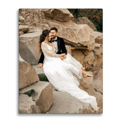 Personalized Photo Metal Print 8x10 – Custom Portrait Wall Art Gift