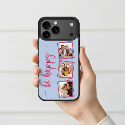 Custom iPhone Cases with Three Framed Images