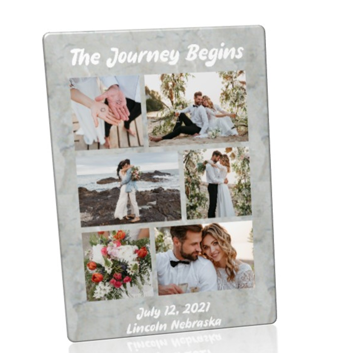 Acrylic 5x7 Collage of 6 Print with Optional Borders