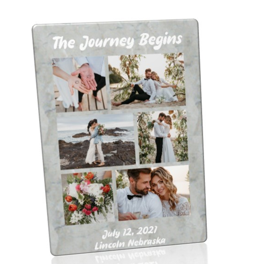 Acrylic 5x7 Collage of 6 Print with Optional Borders