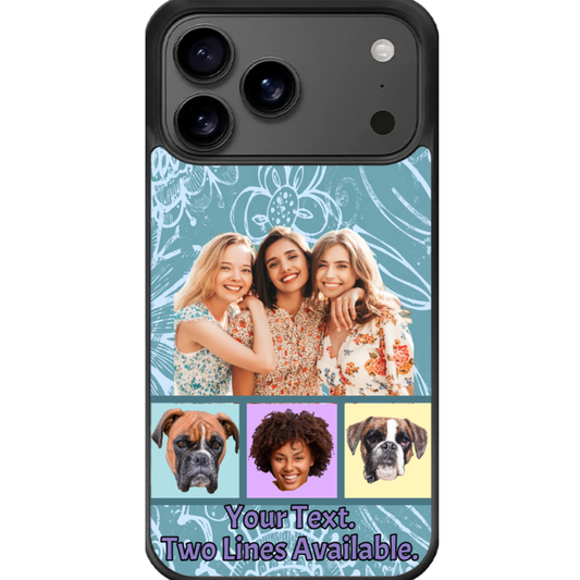 Free Image Enhancements!                  Custom iPhone Cases for Models 12 thru Model 17 - Filmstrip with Large Image