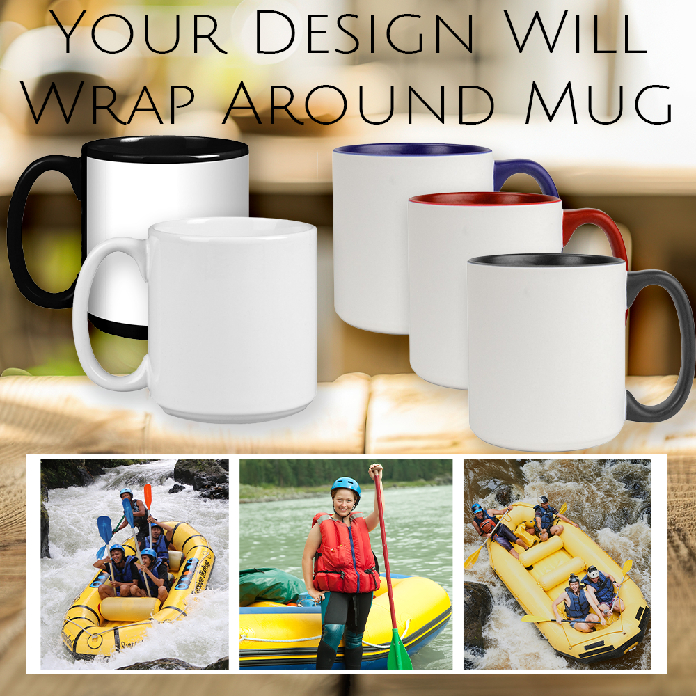 Custom Collage Jumbo Mug (20 ounce) with 3 Images