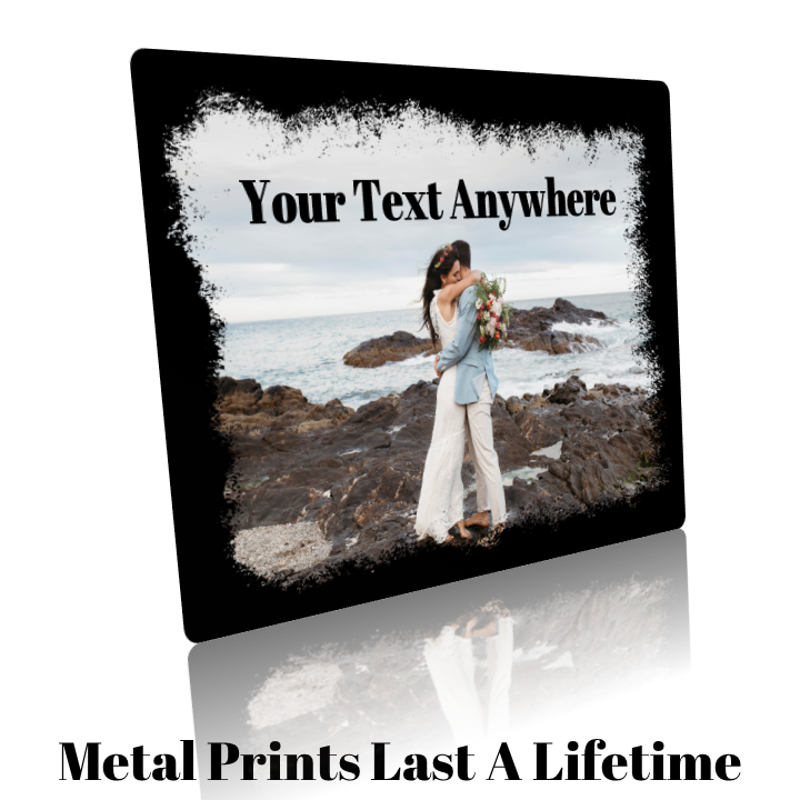 Custom Metal Prints: 5x7 Classic Landscape Collage of 2 Prints with Optional Borders