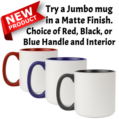 Jumbo 20 oz Photo Collage Mug — 7 Photos | Large Ceramic Coffee Gift