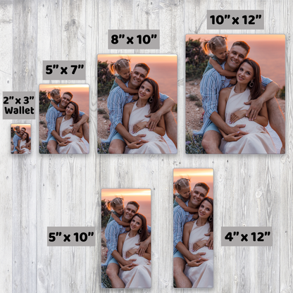 Square Metal Photo Print 8x8 – Custom Instagram-Style Aluminum Print