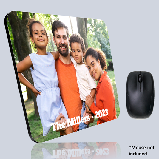 Fully Customizable Mousepad - Personalize with Your Photos, Text, and Designs