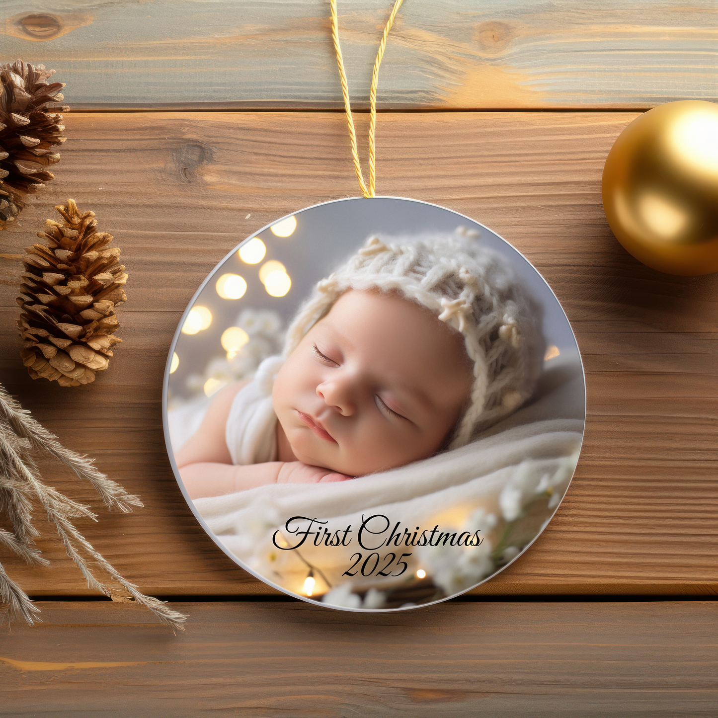 Ceramic Circle Ornament