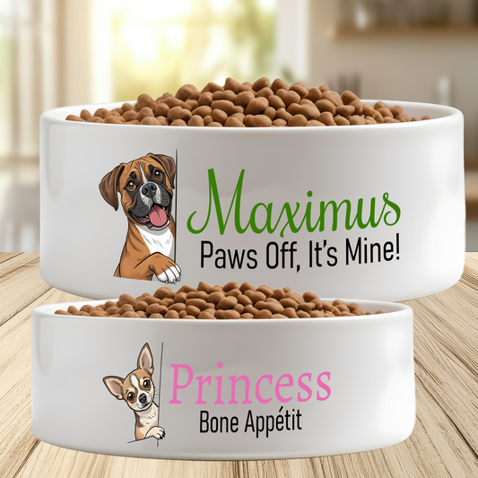 Ceramic Pet Bowl - Bowl 6