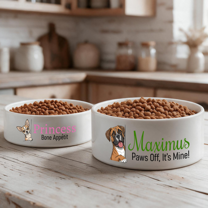 Ceramic Pet Bowl - Bowl 6