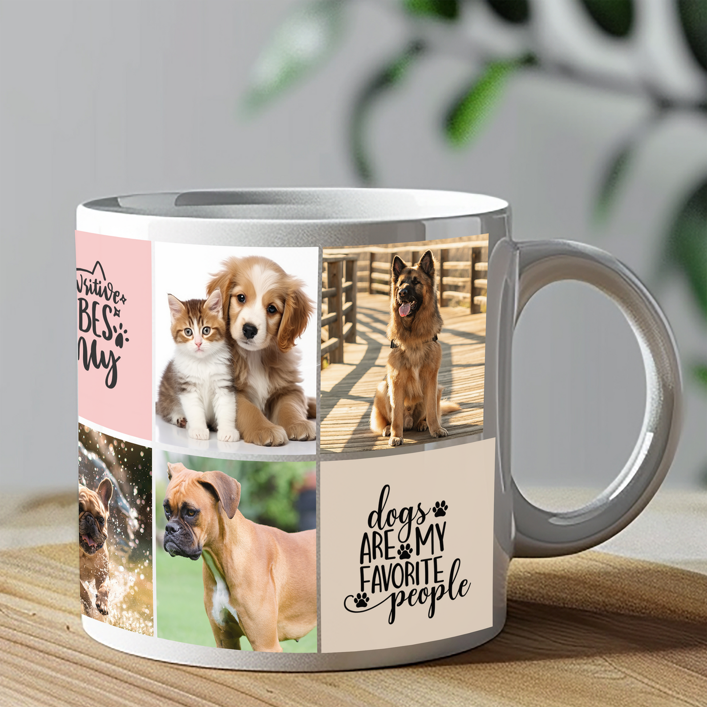 Custom Photo Mug - Pet Themed 10 Box (7 Images/3 Pet Themed Boxes)