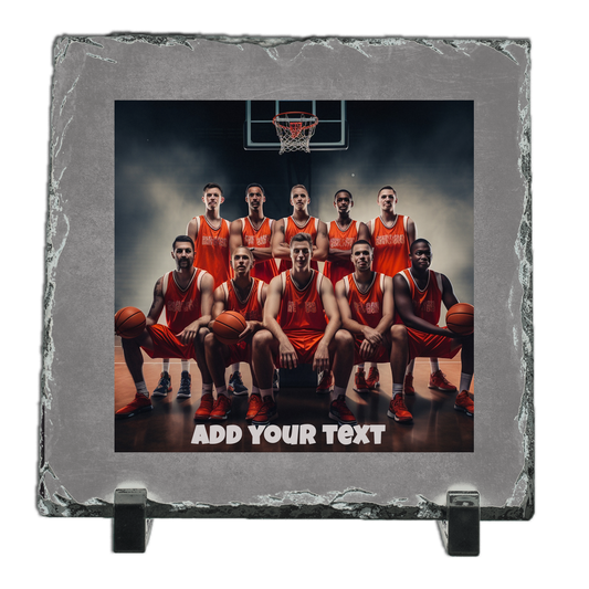 Personalized Photo Slate: Classic Single Image with Colored Border