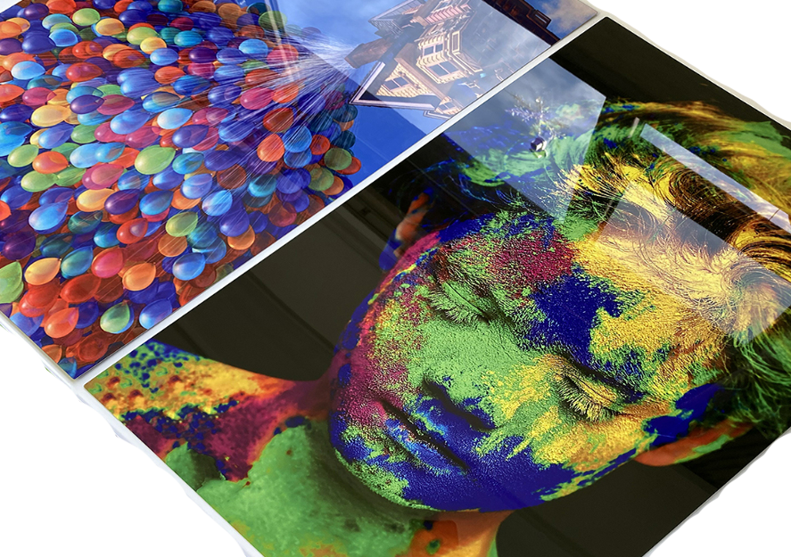 5x7 Custom Metal - Classic Single Image Portrait Print on Background