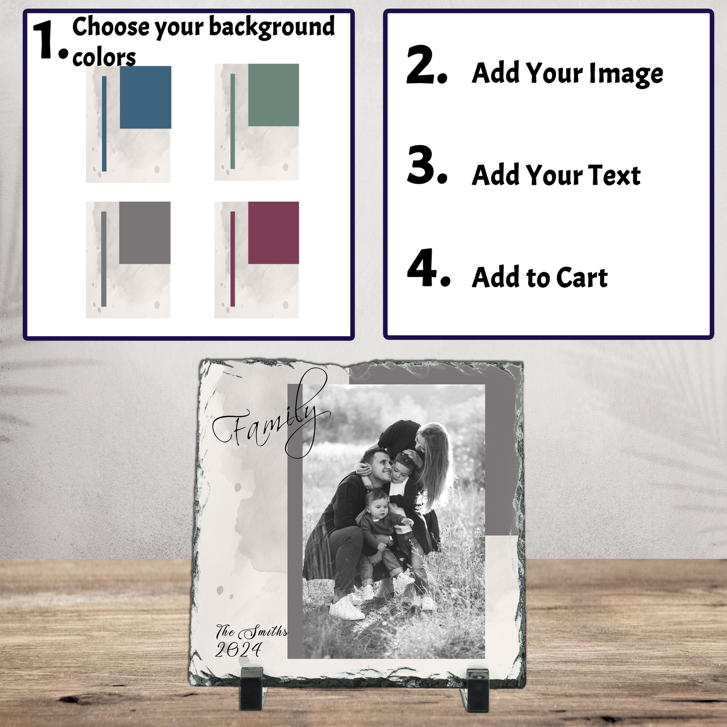 Personalized Special Memory Photo Slate